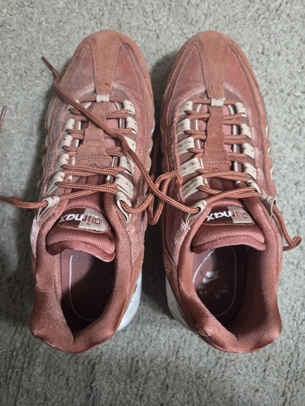 Nike Air Max Women's Suede Rust/Tan Colors